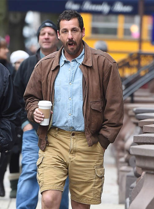 Adam Sandler The Meyerowitz Stories Leather Jacket