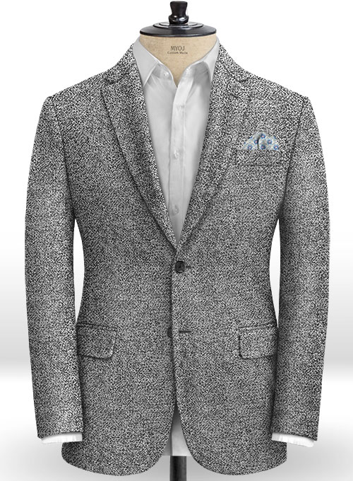 Basket Weave Gray Tweed Jacket : Made To Measure Custom Jeans For Men ...