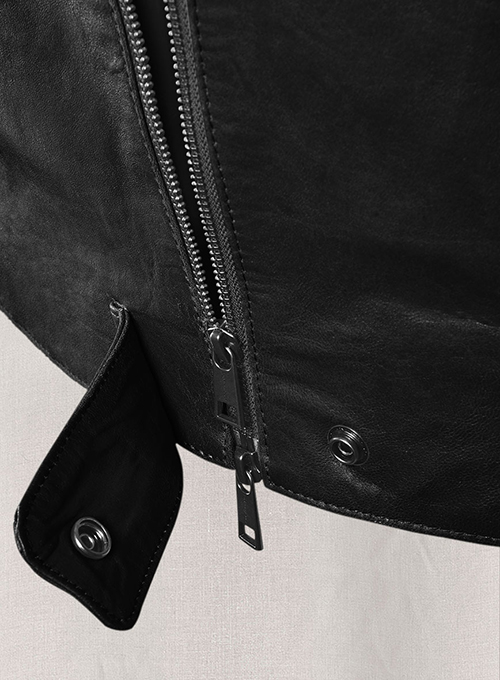 Black Amy Adams Leather Jacket