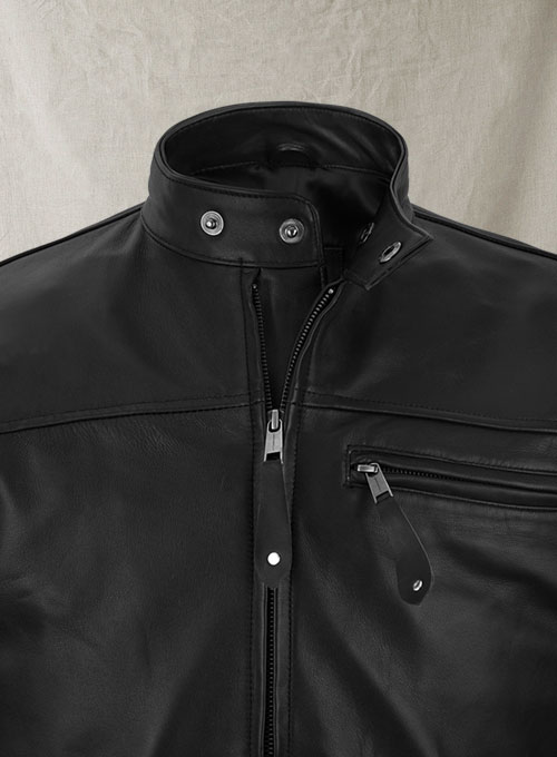 Black Keanu Reeves Leather Jacket