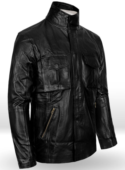 Black Leather Jacket # 126