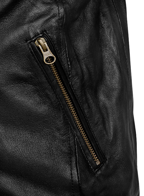 Black Leather Jacket # 126