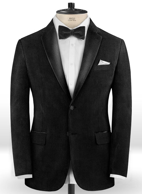 Black Velvet Tuxedo Jacket : Made To Measure Custom Jeans For Men ...
