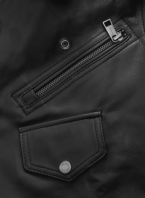Black Jessica Alba Leather Jacket