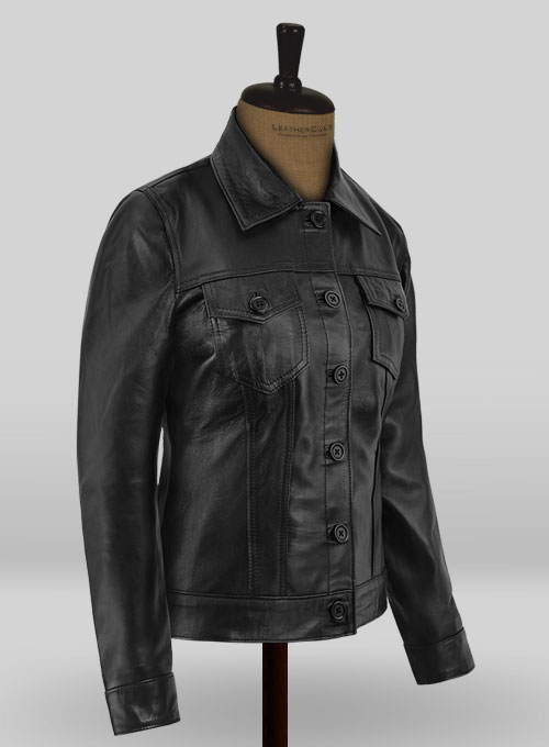 Britney Spears Leather Shirt