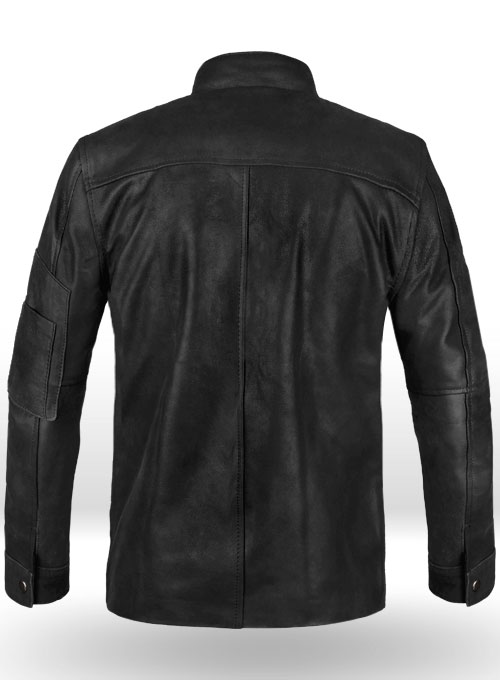 Distressed Black Californication 3 Hank Moody Leather Jacket