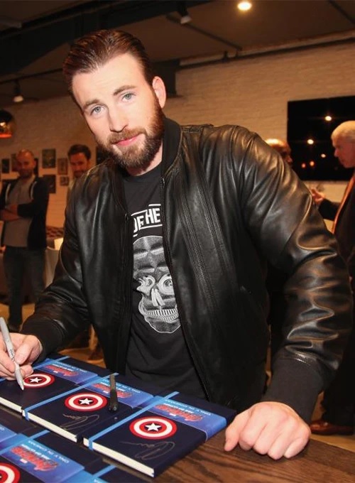 Chris Evans Leather Jacket