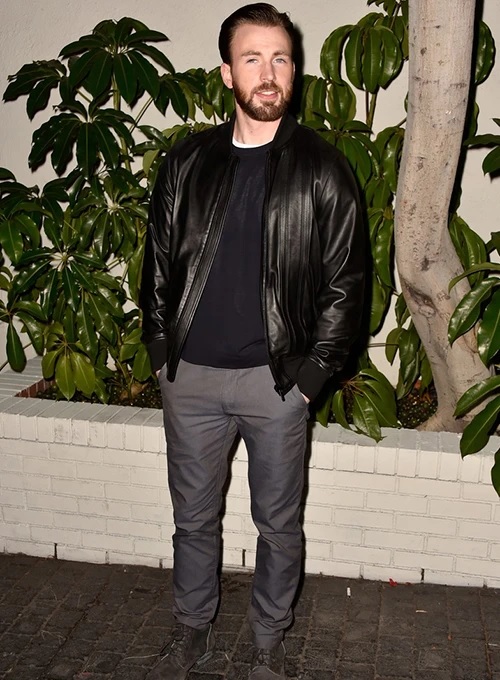 Chris Evans Leather Jacket