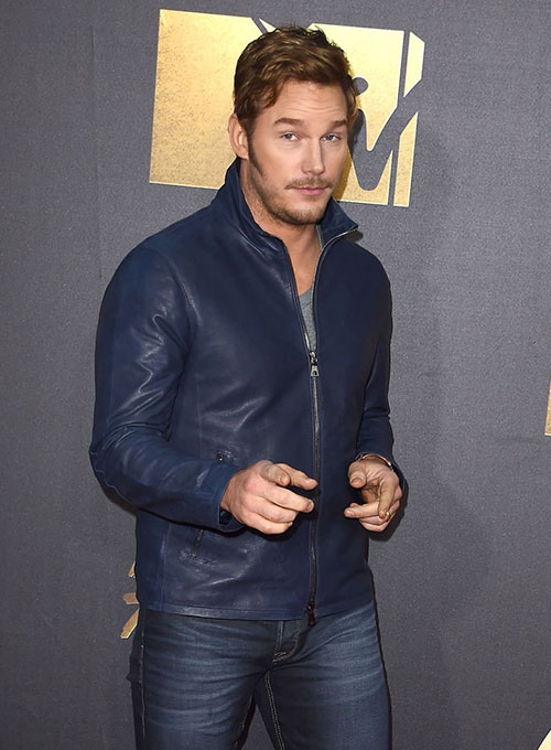 Chris Pratt Leather Jacket #4