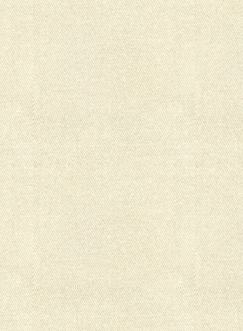 Cotton Drill Light Beige Stretch Jacket