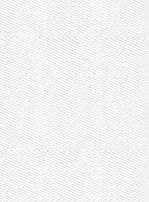 Cotton Drill White Stretch Jacket