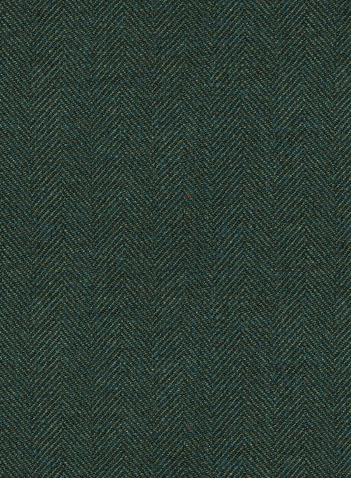 County Green Herringbone Tweed Jacket