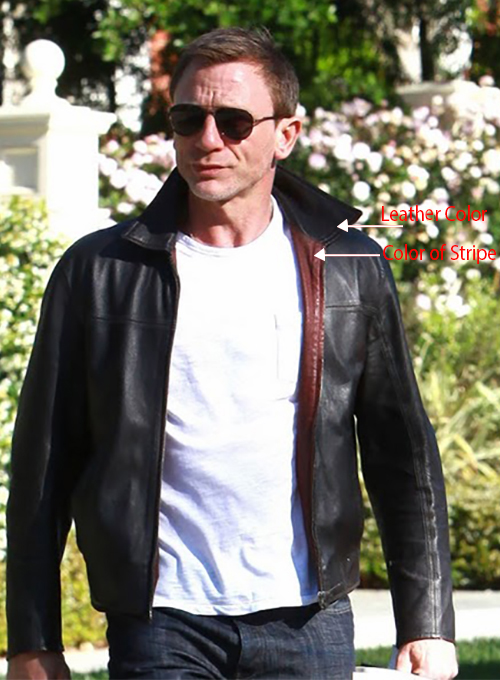 Daniel Craig Layer Cake Leather Jacket