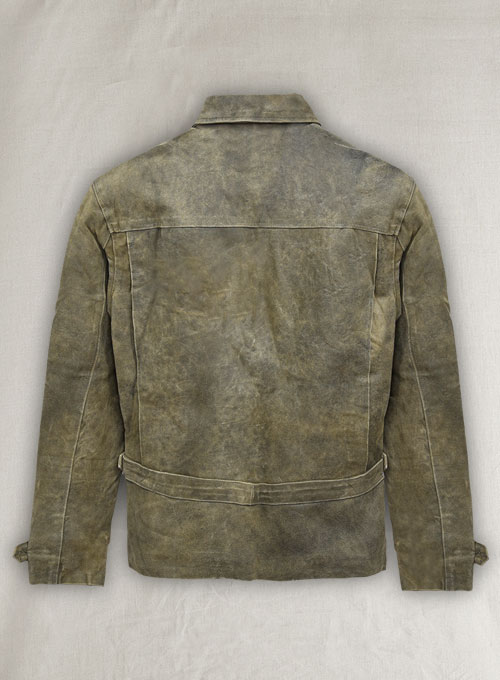 Vintage Ital Olive Daniel Skyfall Leather Jacket - XS Regular