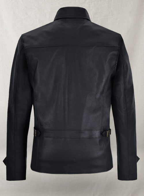 Dark Blue Stretch Tom Cruise Premier Leather Jacket