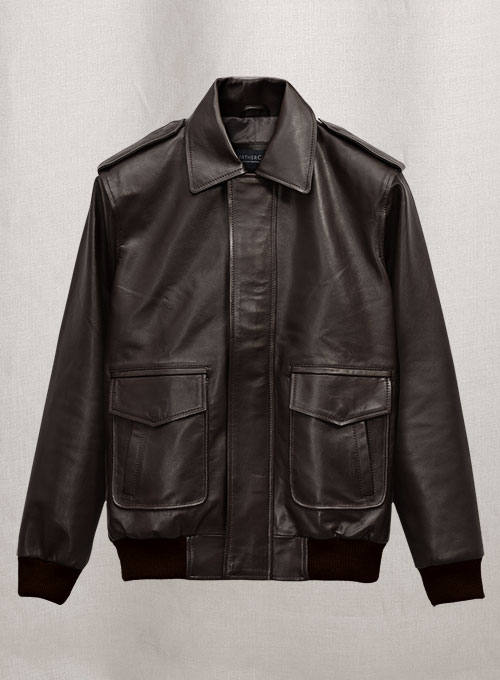 Dark Brown Sylvester Paradise Alley Leather Jacket