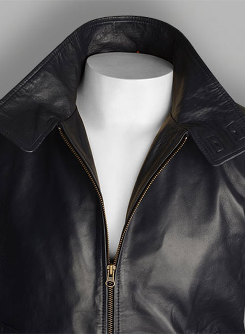 Dk Blue X-Men Magneto Leather Jacket