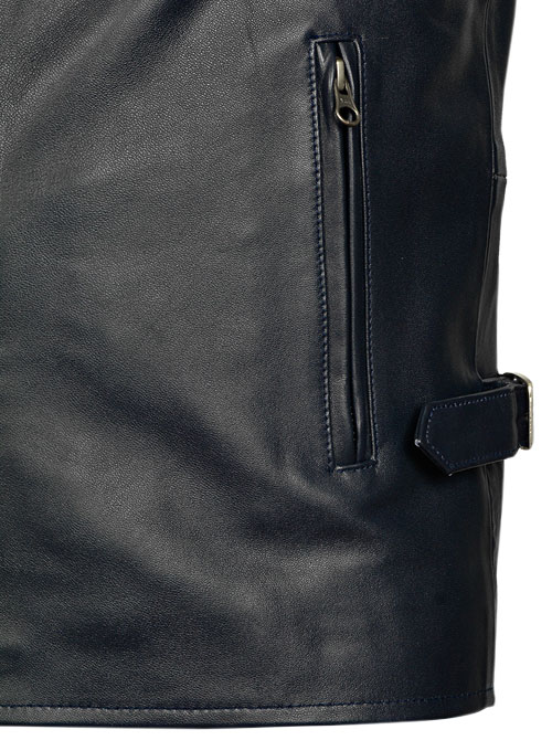 Dark Blue Vin Diesel Fast And Furious 6 Leather Jacket