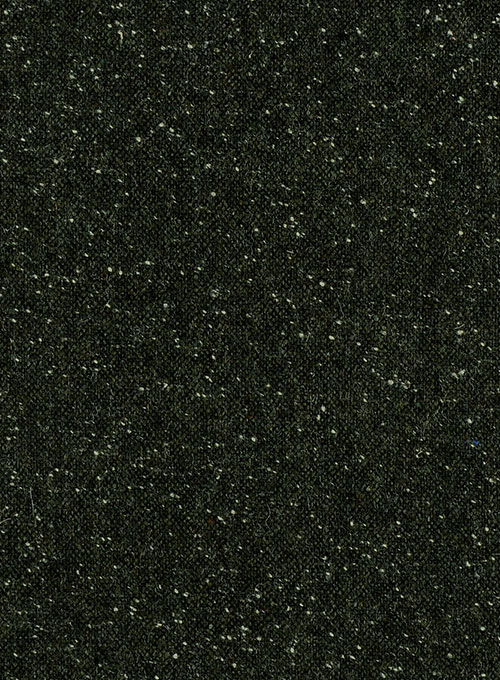 Dark Olive Flecks Donegal Tweed Jacket - Click Image to Close