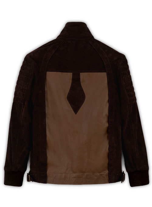 Dark Tan Daniel Radcliff Horns Leather Jacket - Click Image to Close