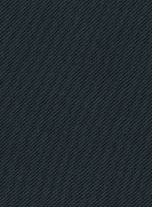 Dark Blue Cotton Power Stretch Chino Jacket