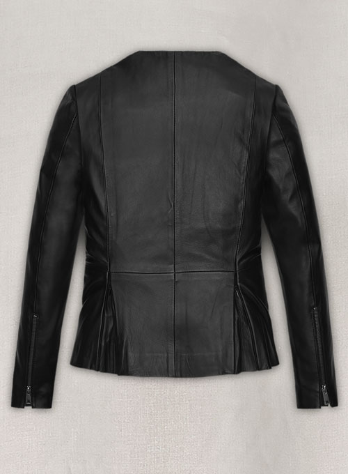 Elizabeth Gillies Dynasty Leather Jacket