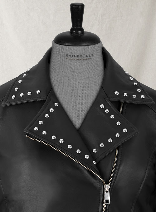 Eva Studded Leather Jacket