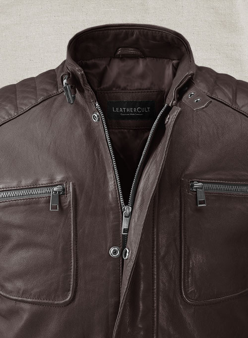 Firefly Moto Brown Biker Leather Jacket