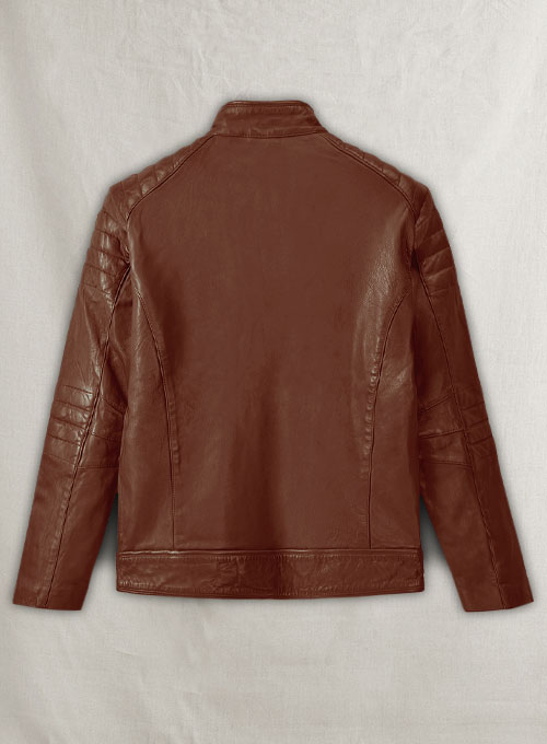 Firefly Moto Tan Biker Leather Jacket