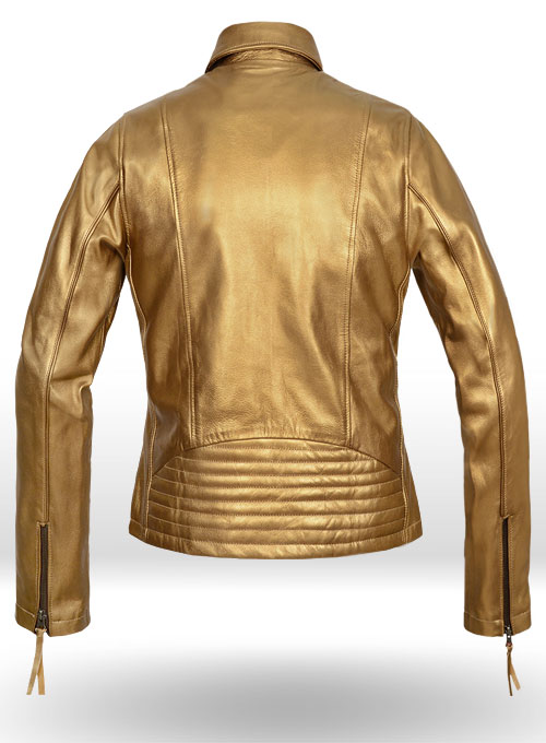 Golden Leather Jacket # 288