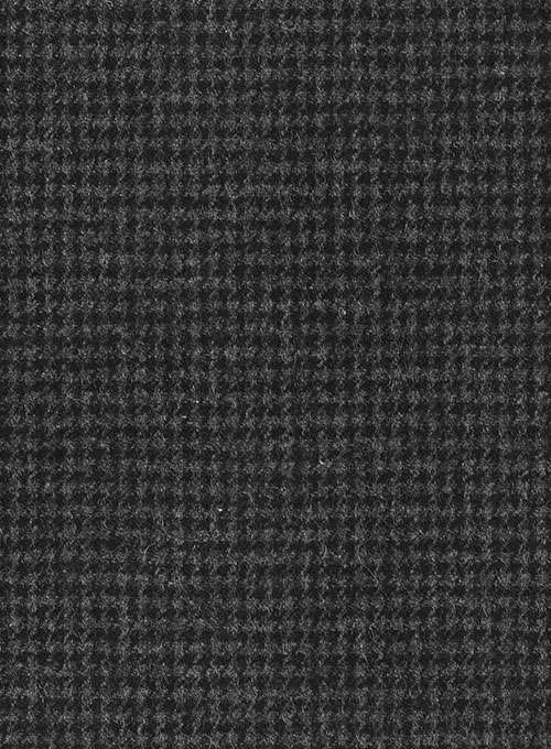Gray Houndstooth Tweed Jacket