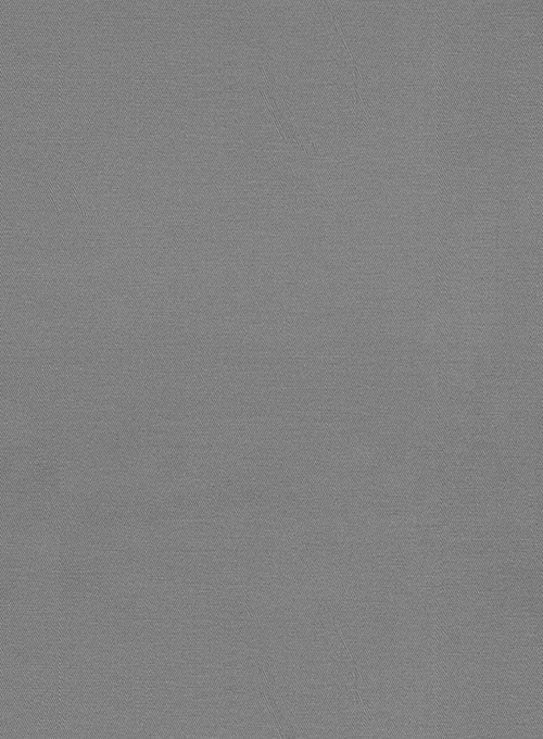 Gray Feather Cotton Canvas Stretch Jacket
