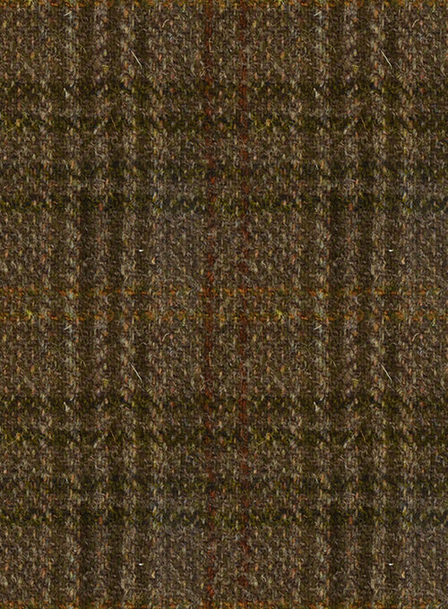 Harris Tweed Tartan Brown Jacket