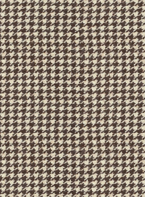 Houndstooth Brown Tweed Jacket