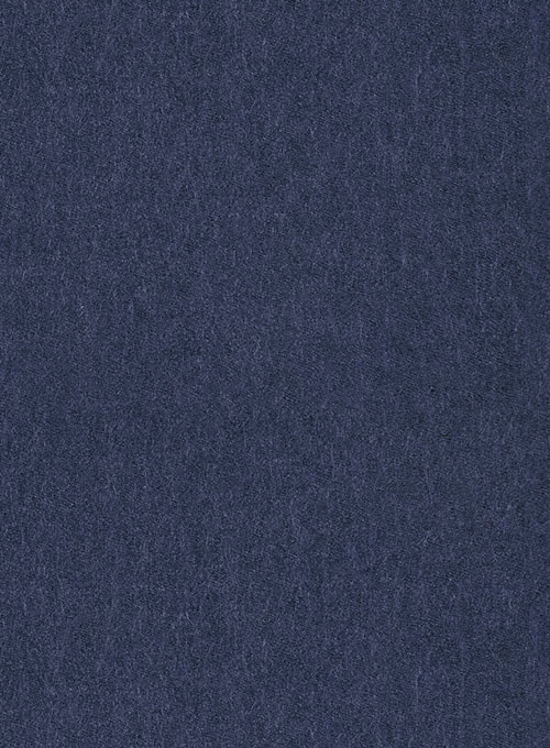 Indigo Blue Flannel Wool Jacket