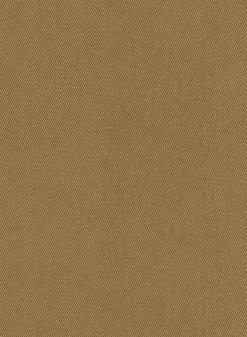 Italian Brushed Cotton Tan Jacket