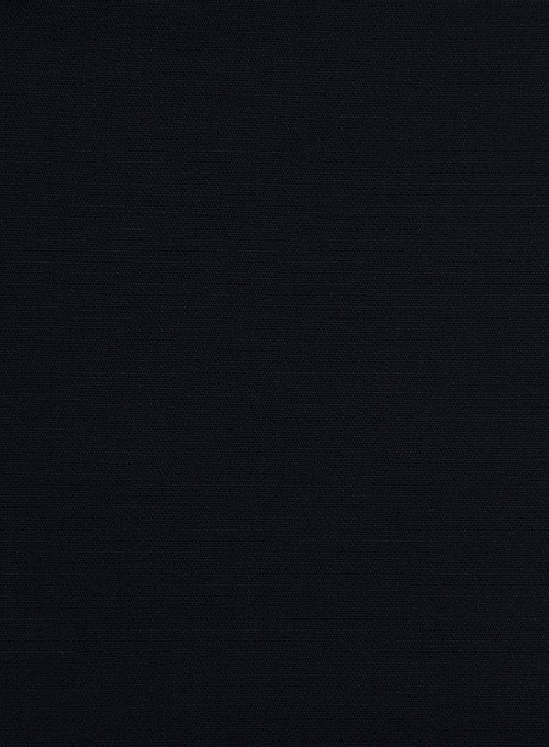 Italian Deep Navy Blue Cotton Stretch Jacket