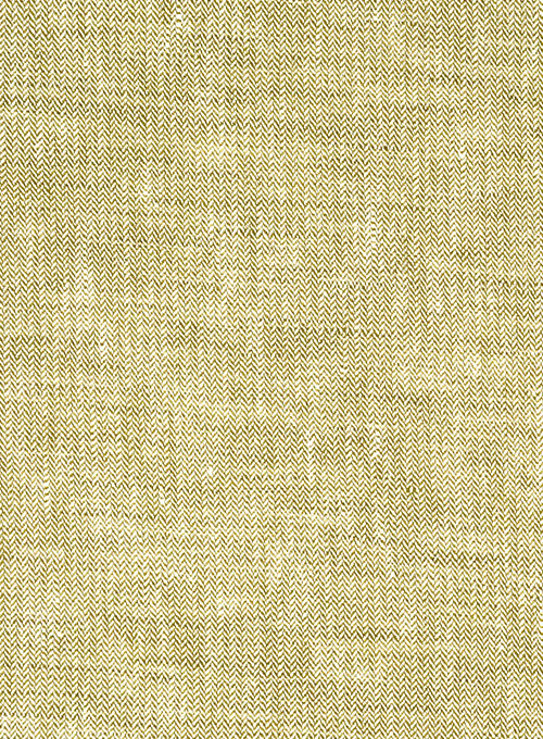 Italian Herringbone Beige Linen Jacket