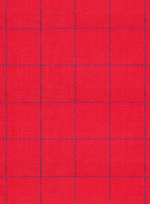 Italian Linen Cinde Red Jacket