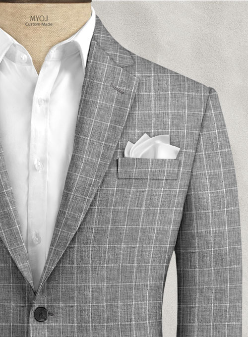 Italian Linen Lusso Black Jacket