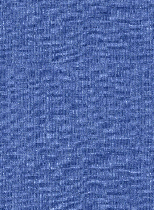 Italian Linen Milled Indigo Blue Jacket