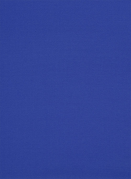 Italian Vivid Blue Cotton Jacket