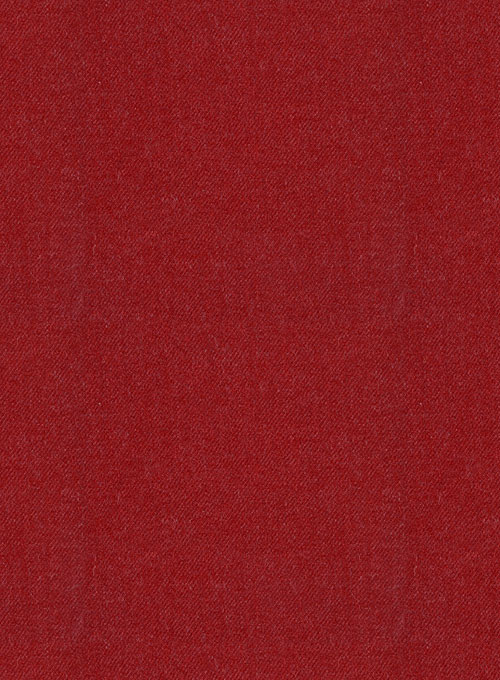 Italian Wool Cashmere Ruby Red Jacket