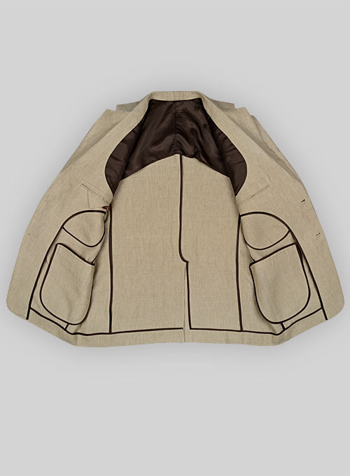 Italian Linen Unstructured Jacket - Click Image to Close