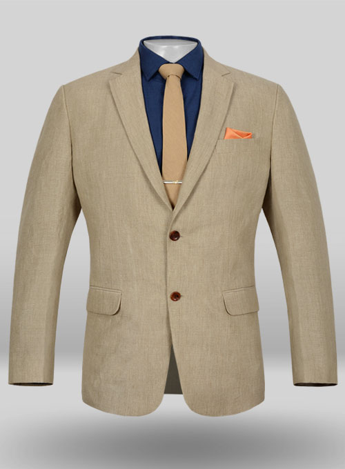 Italian Linen Unstructured Jacket - Click Image to Close