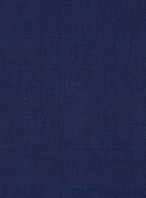 Italian Brandy Blue Pablo Style Linen Jacket