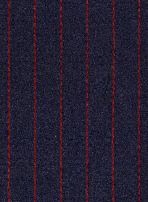 Jail Royal Blue Flannel Wool Jacket