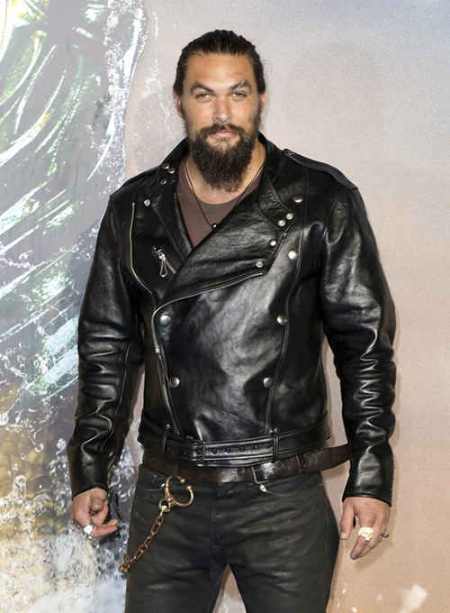 Jason Momoa Aquaman Premiere Leather Jacket Jason Momoa Aquaman Premiere Leather Jacket