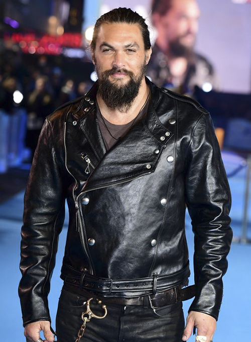 Jason Momoa Aquaman Premiere Leather Jacket Jason Momoa Aquaman Premiere Leather Jacket