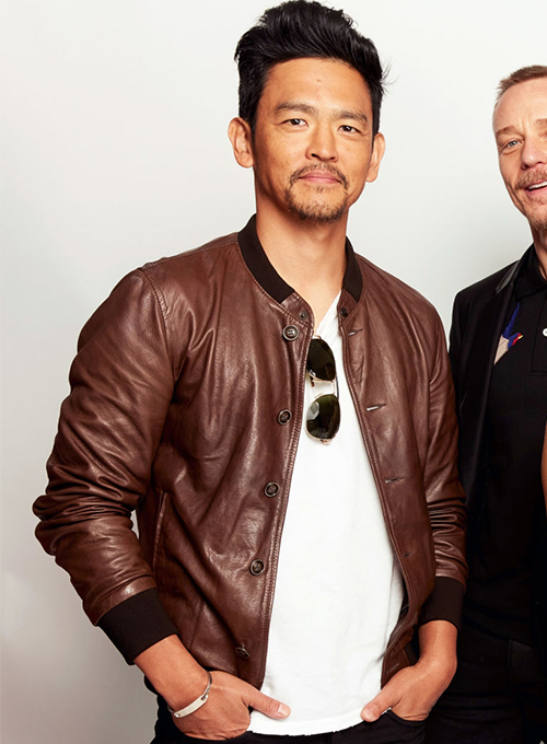John Cho Leather Jacket #2
